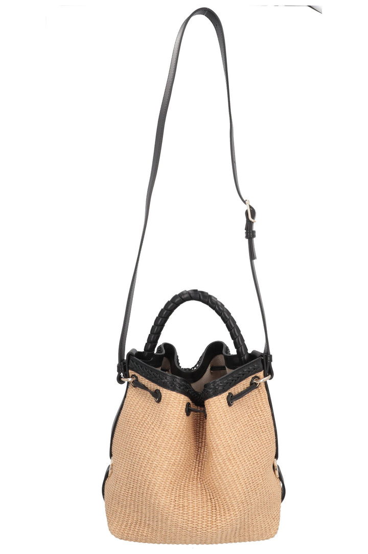 CHLOÉ Marcie Bucket Bag en raphia