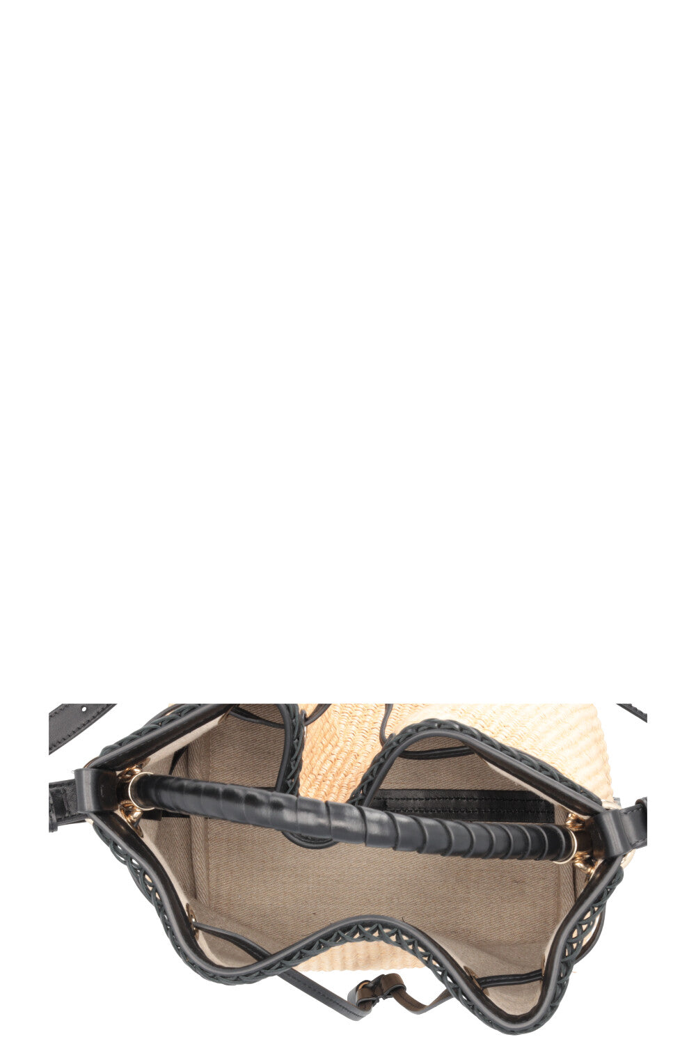 CHLOÉ Marcie Bucket Bag en raphia