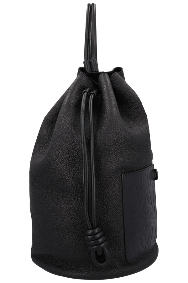LOEWE Anagram Sailor Backpack Leather Black