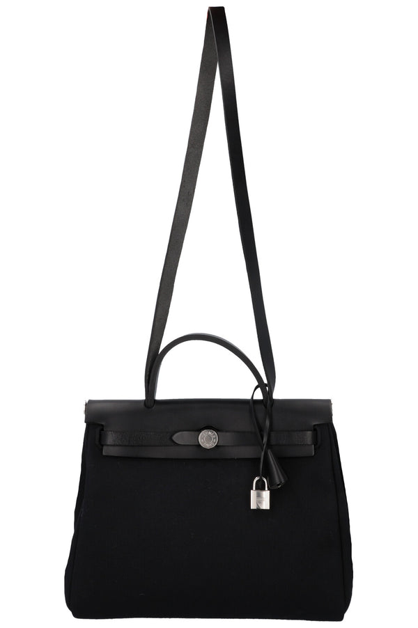 HERMÈS Herbag Zip 31 Canvas Black