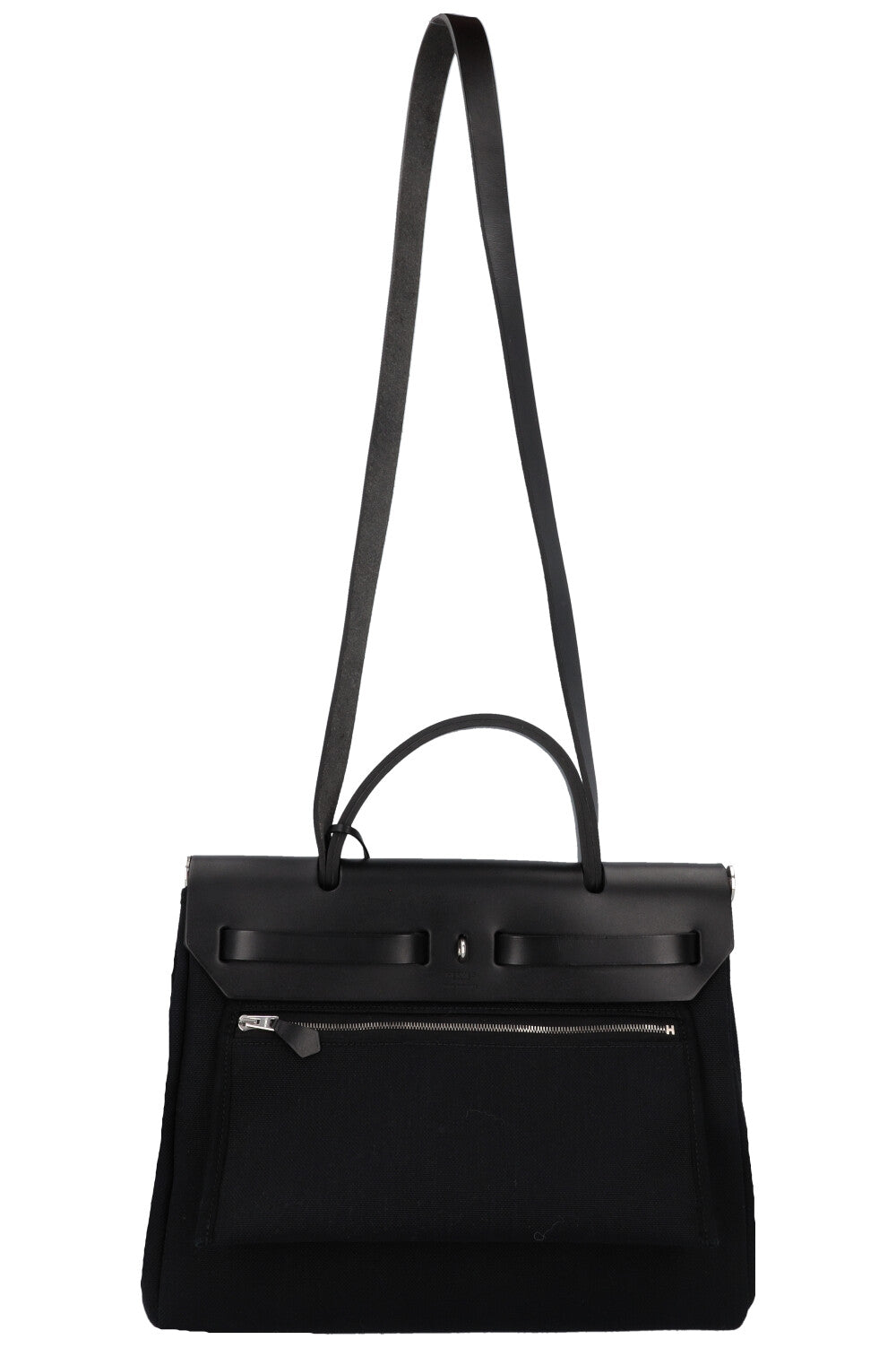 HERMÈS Herbag Zip 31 Canvas Black – REAWAKE - Main Image