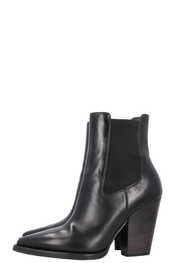 SAINT LAURENT Theo Chelsea Boots Black