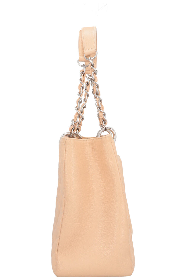 CHANEL GST Tote Bag Caviar Beige