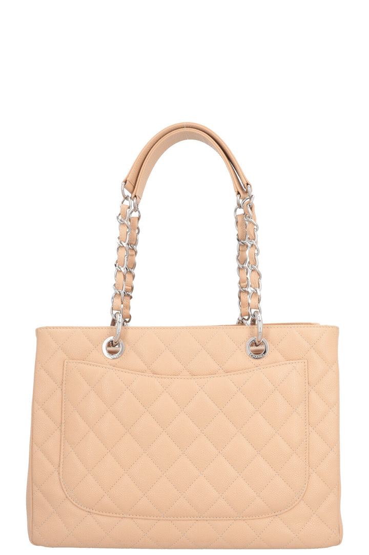 CHANEL GST Tote Bag Caviar Beige