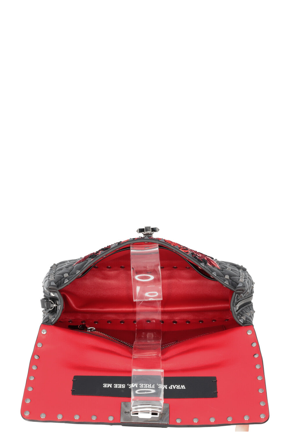 Valentino x Undercover UFO Print Waist Bag Black & White