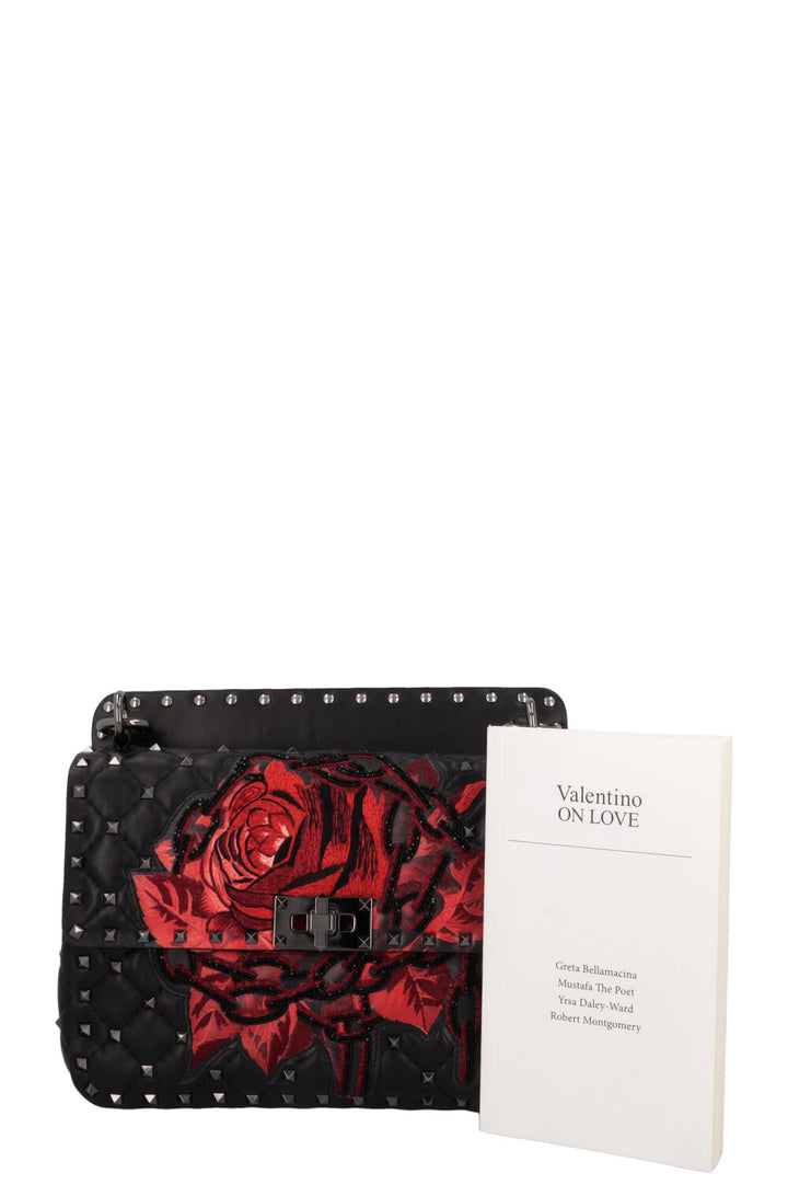 VALENTINO X UNDERCOVER Rockstud Bag Rose Black