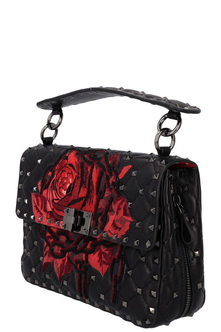 VALENTINO X UNDERCOVER Rockstud Bag Rose Black