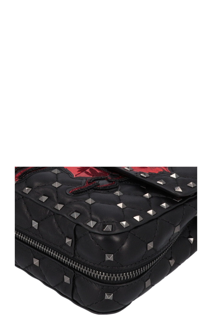 VALENTINO X UNDERCOVER Rockstud Bag Rose Black