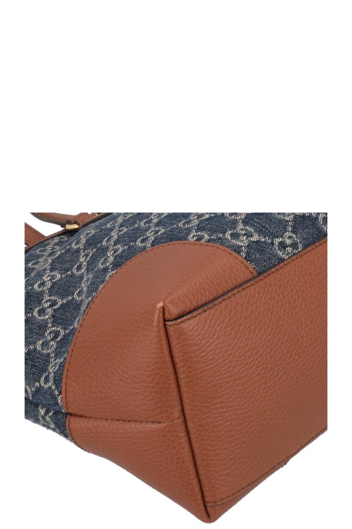 GUCCI GG Tote Bag Denim Blue