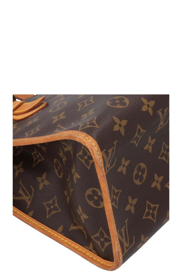 LOUIS VUITTON Popincourt Haut Bag MNG Canvas
