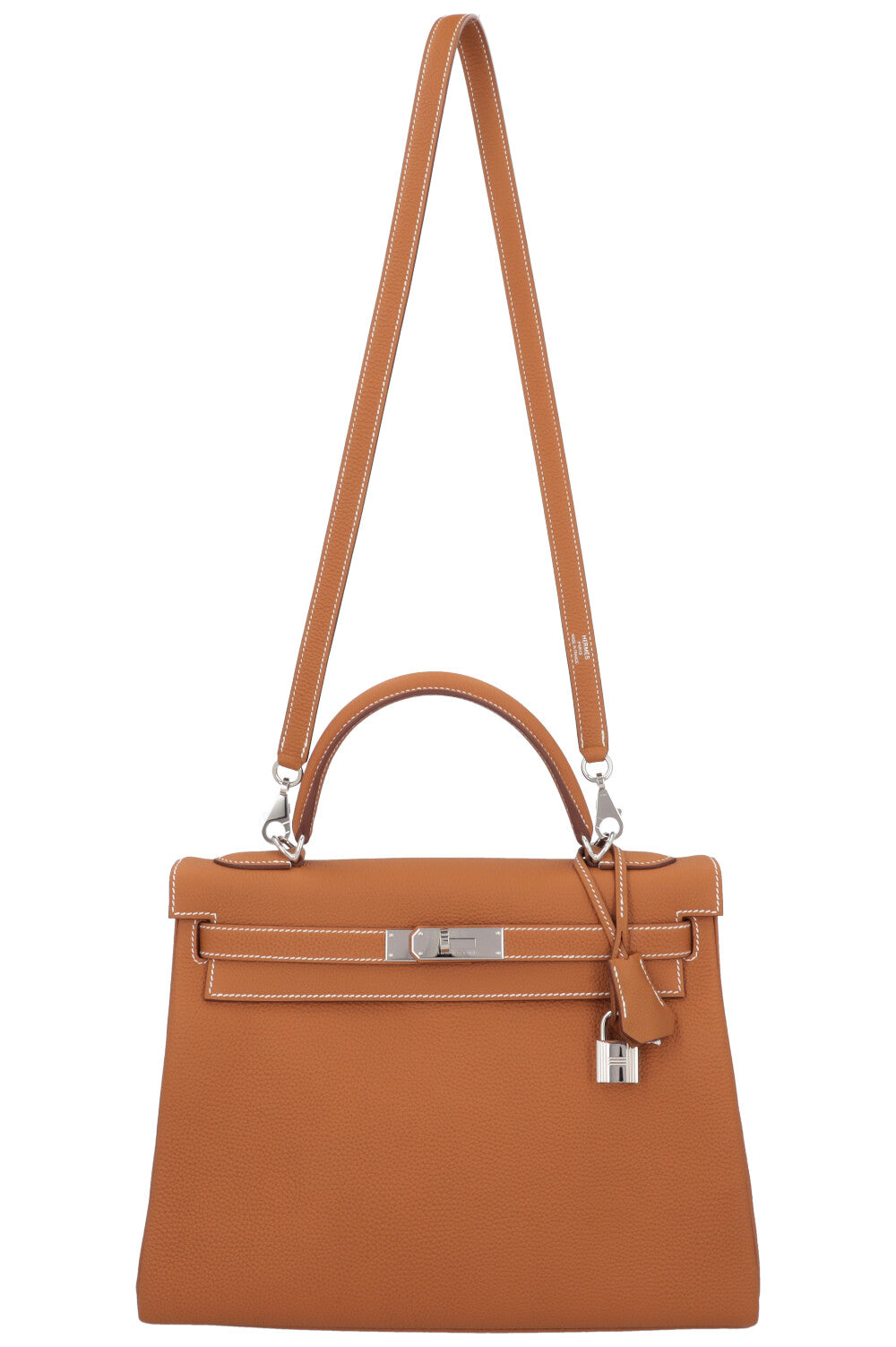 HERMÈS Kelly Retourne 32 Togo Gold Palladium – REAWAKE