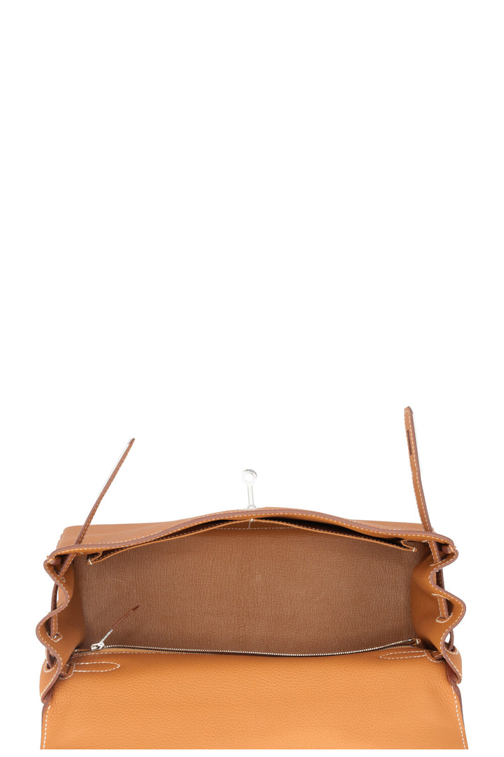 HERMÈS Kelly Retourne 32 Togo Gold Palladium
