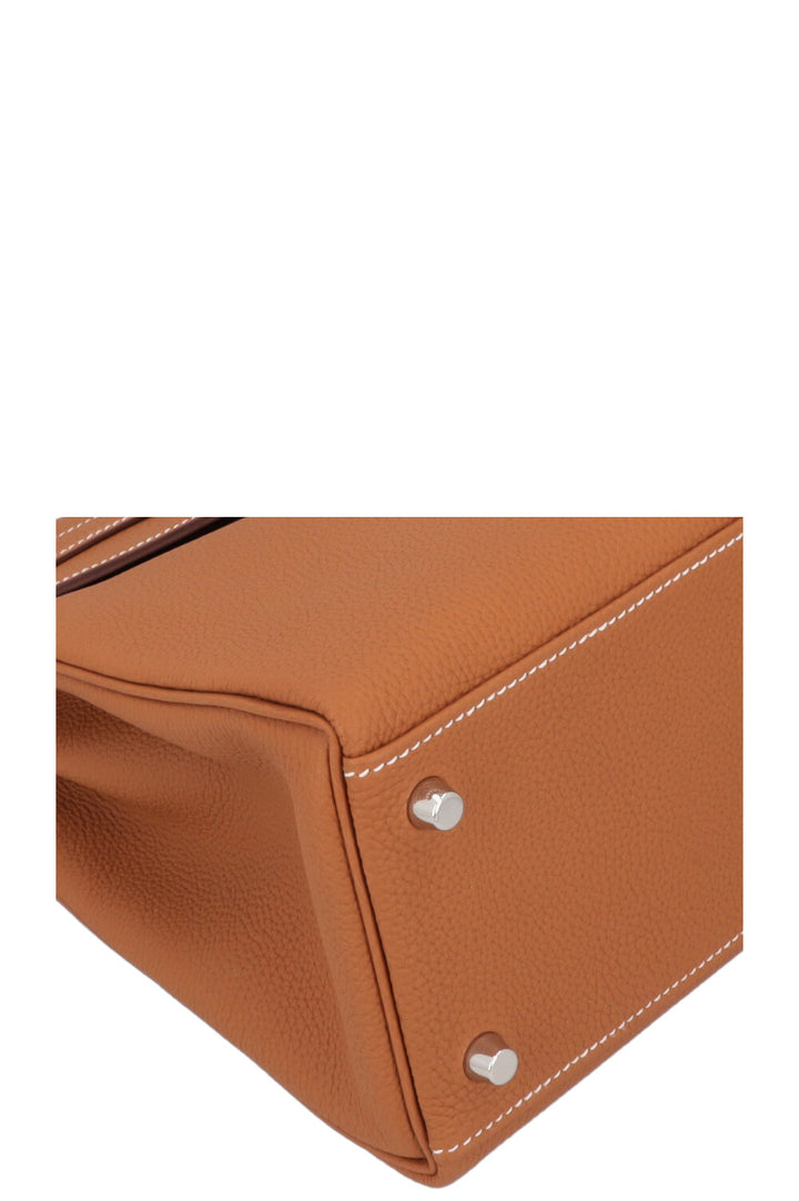 HERMÈS Kelly Retourne 32 Togo Gold Palladium
