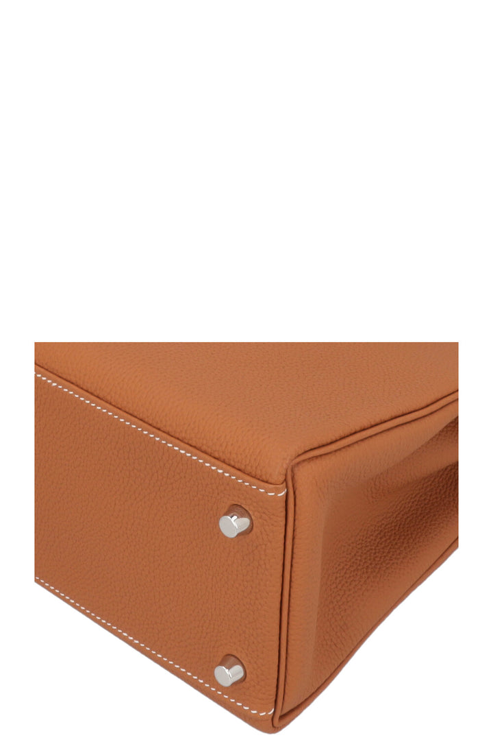 HERMÈS Kelly Retourne 32 Togo Gold Palladium