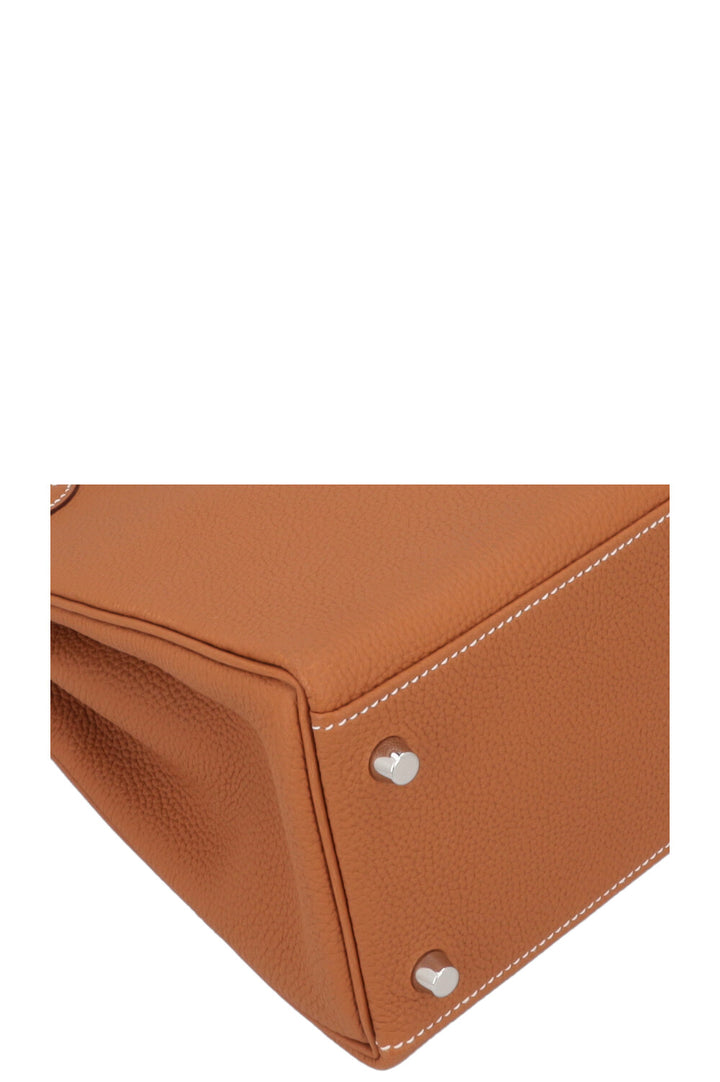 HERMÈS Kelly Retourne 32 Togo Gold Palladium