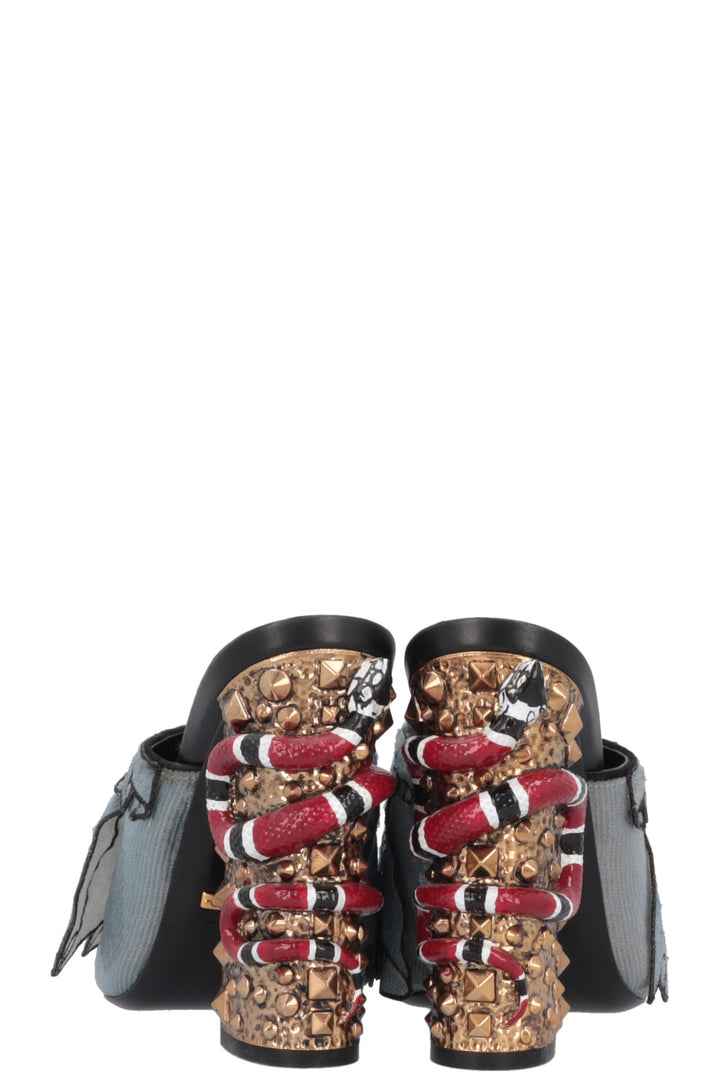 GUCCI 2016 Trompe L'Oeil Sequin Mules