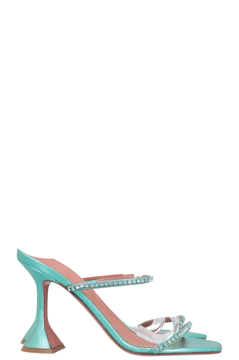 AMINA MUADDI Gilda 95 Heels Turquoise