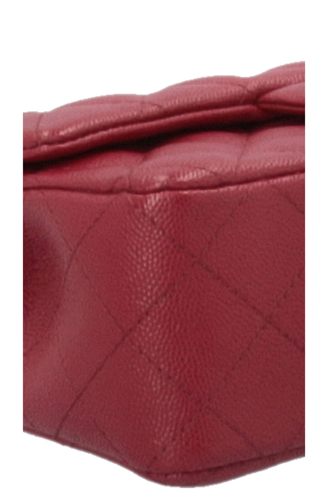 CHANEL Mini Rectangular Classic Flap Caviar Burgundy