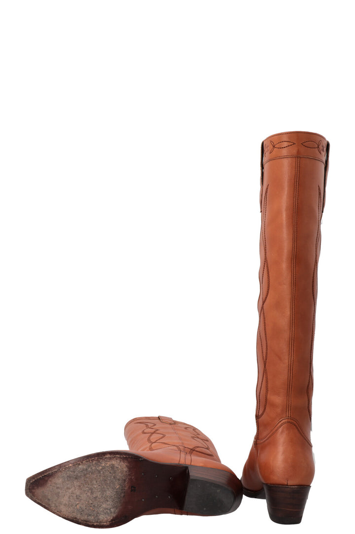 CELINE Fall 2022 Western Boots 50 Honey