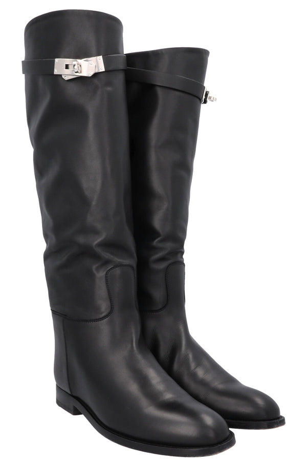 HERMÈS Jumping Boots Black