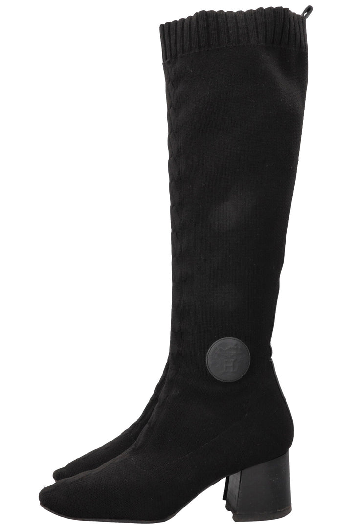HERMÈS Fontaine 60 Boots Noir