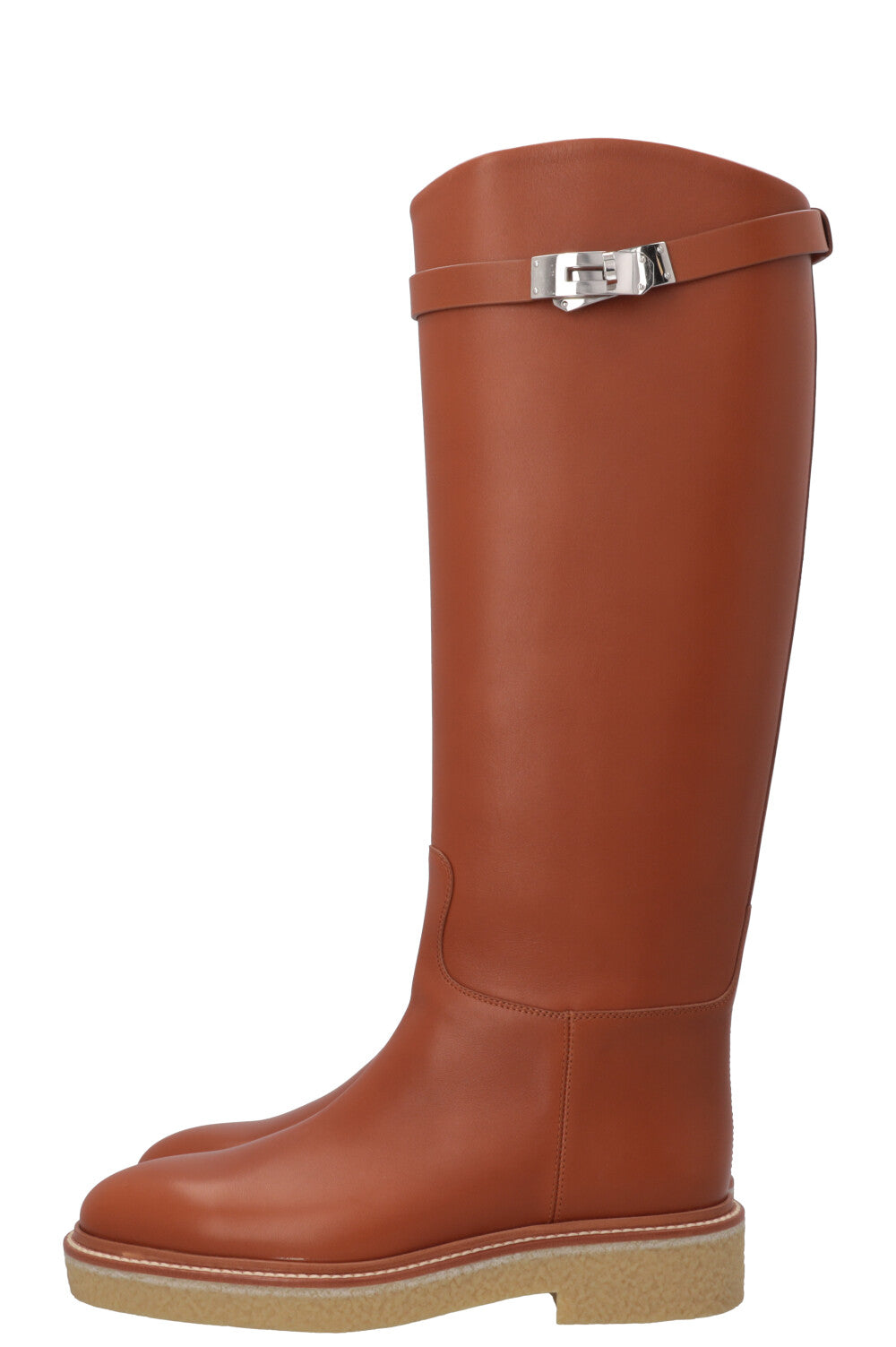 Bottes HERMÈS Honey Cuir Naturel