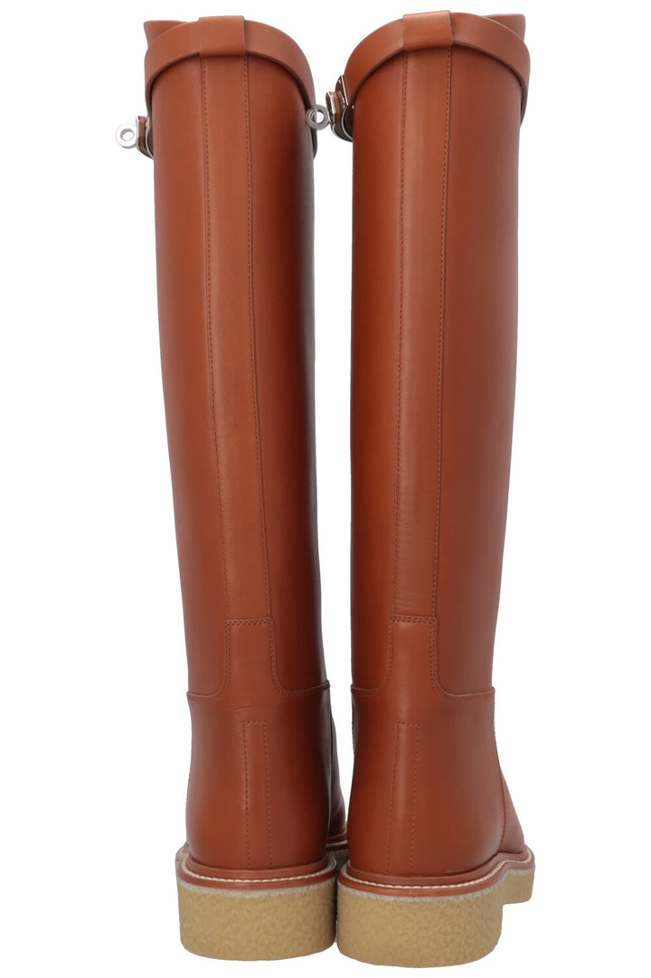 Bottes HERMÈS Honey Cuir Naturel