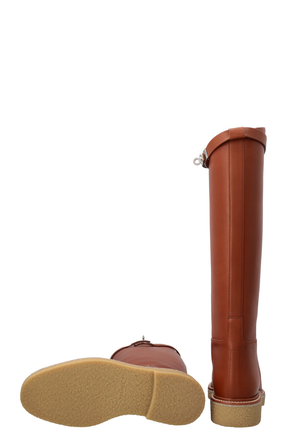 Bottes HERMÈS Honey Cuir Naturel