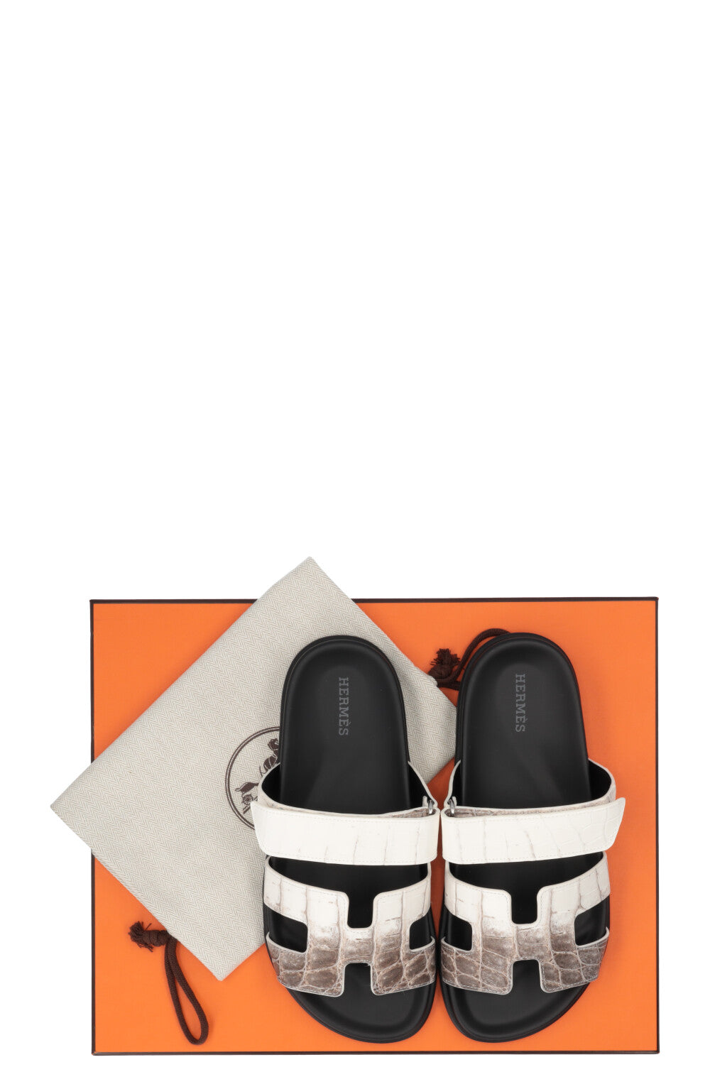 HERMÈS Chypre Sandals Himalaya