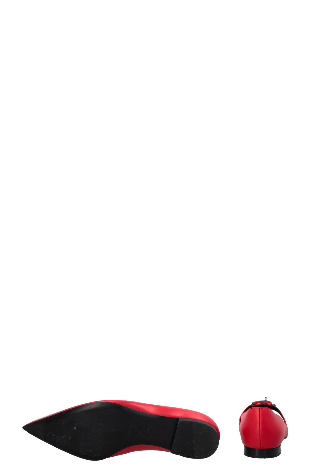 HERMÈS 2025 Kelly Ballet Flats Rouge Vif