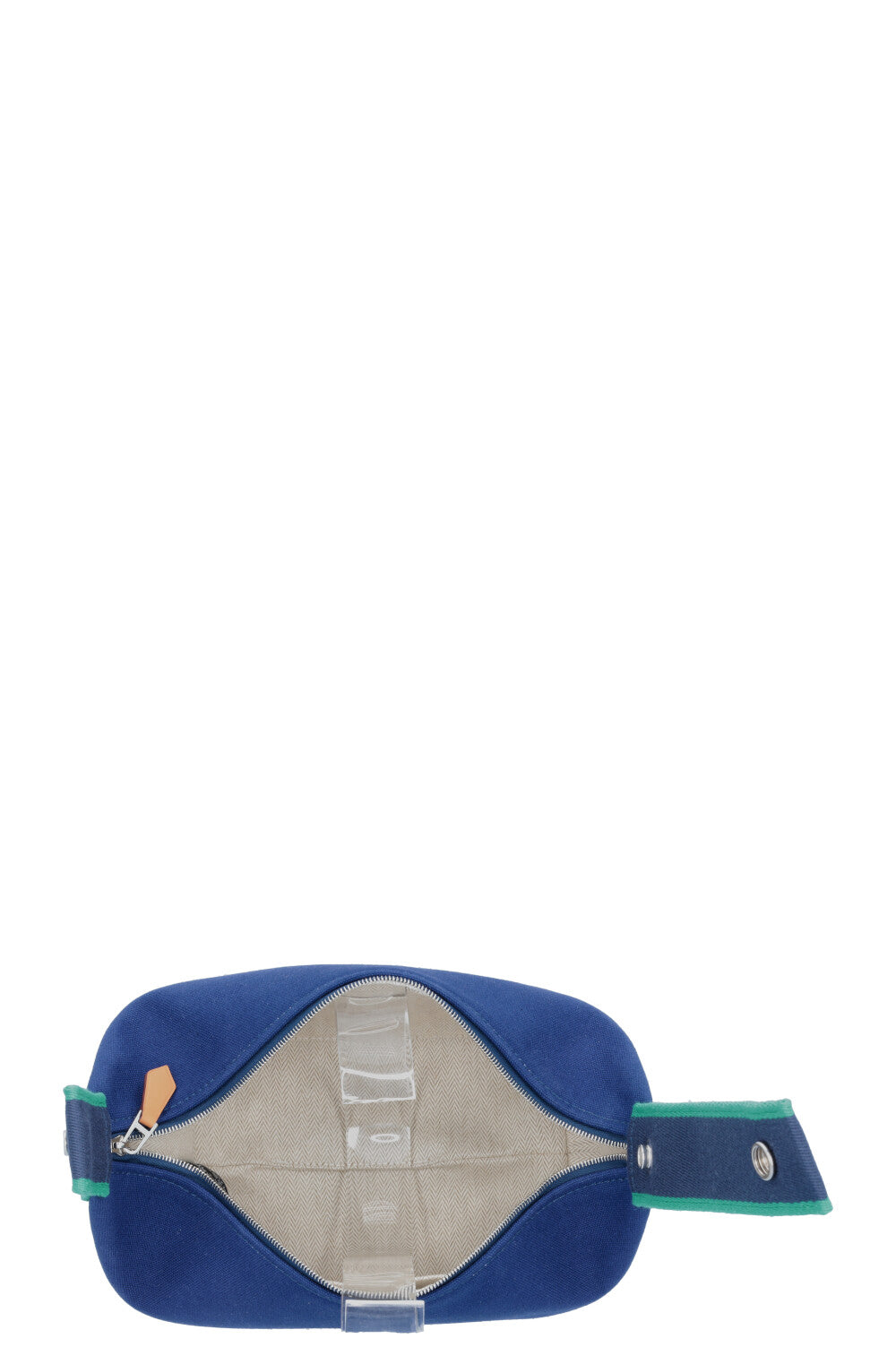 HERMÈS Bride A Brac Small Case Blze Canvas