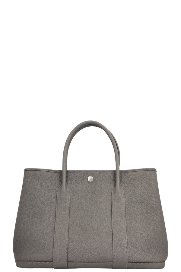 HERMÈS Garden Party 36 Negonda Leather Gris Meyer