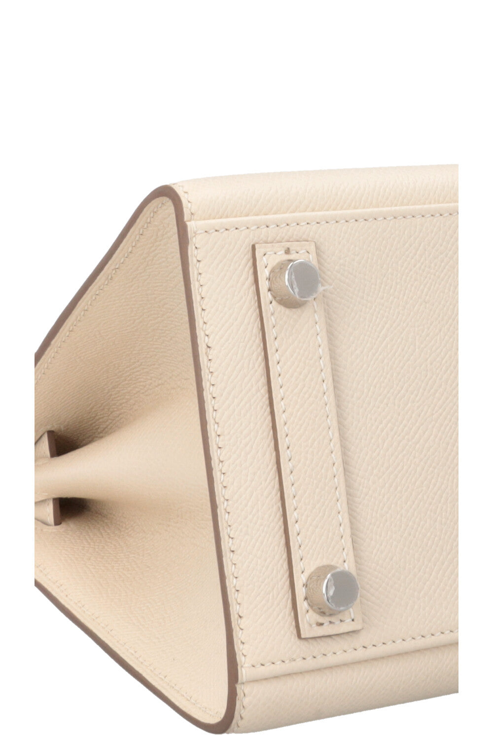 HERMÈS Birkin 25 Sellier Epsom Craie