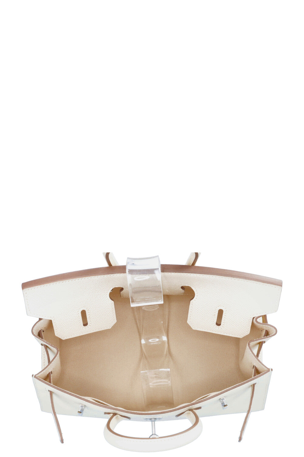 HERMÈS Birkin 25 Sellier Epsom Craie