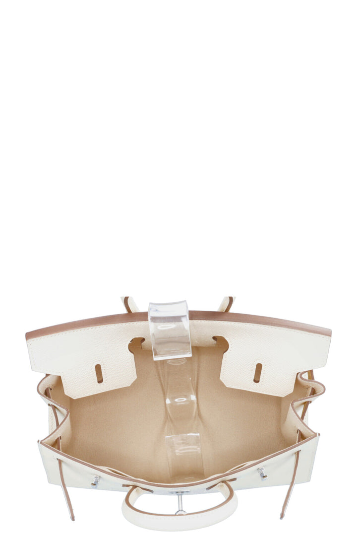 HERMÈS Birkin 25 Sellier Epsom Craie