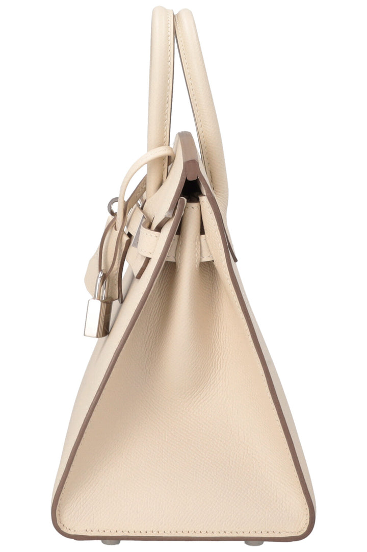 HERMÈS Birkin 25 Sellier Epsom Craie