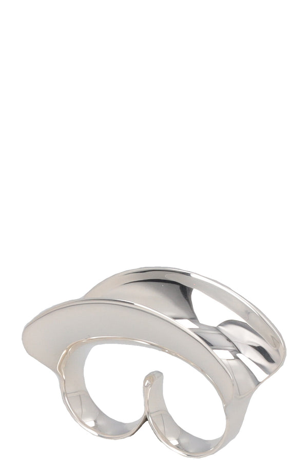HERMÈS H Reponse Double Ring TGM AG925