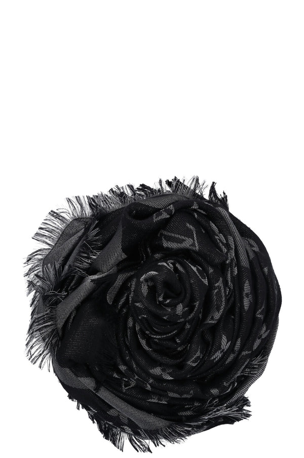 LOUIS VUITTON Scarf MNG Lurex Silver