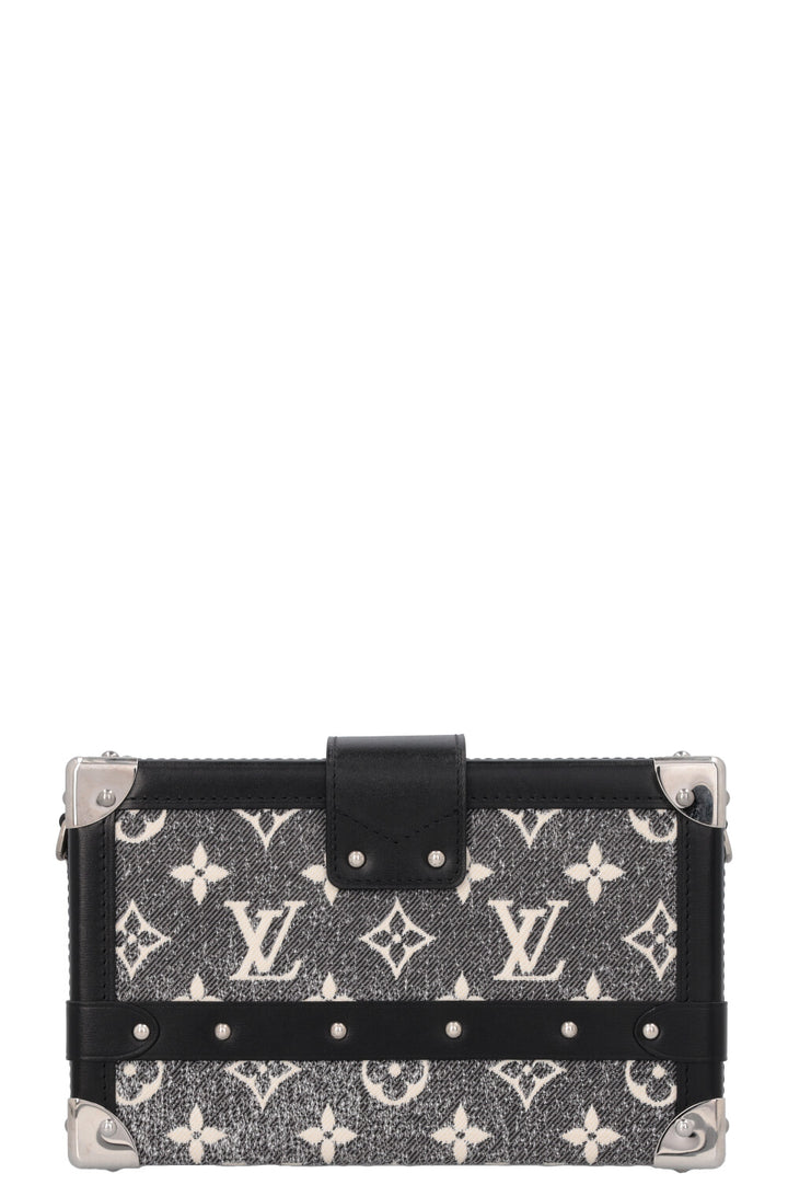 LOUIS VUITTON Petite Malle Jacquard Denim Grey