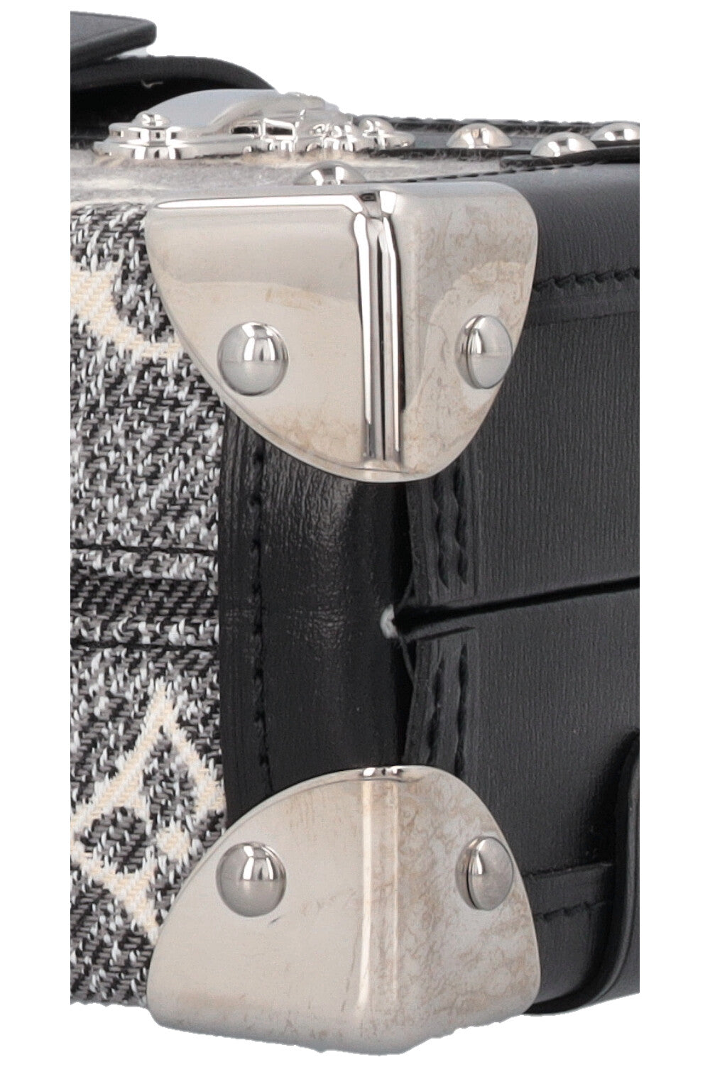 LOUIS VUITTON Petite Malle Jacquard Denim Grey