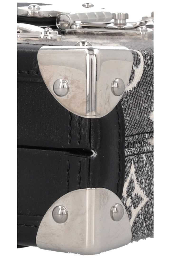 LOUIS VUITTON Petite Malle Jacquard Denim Grey
