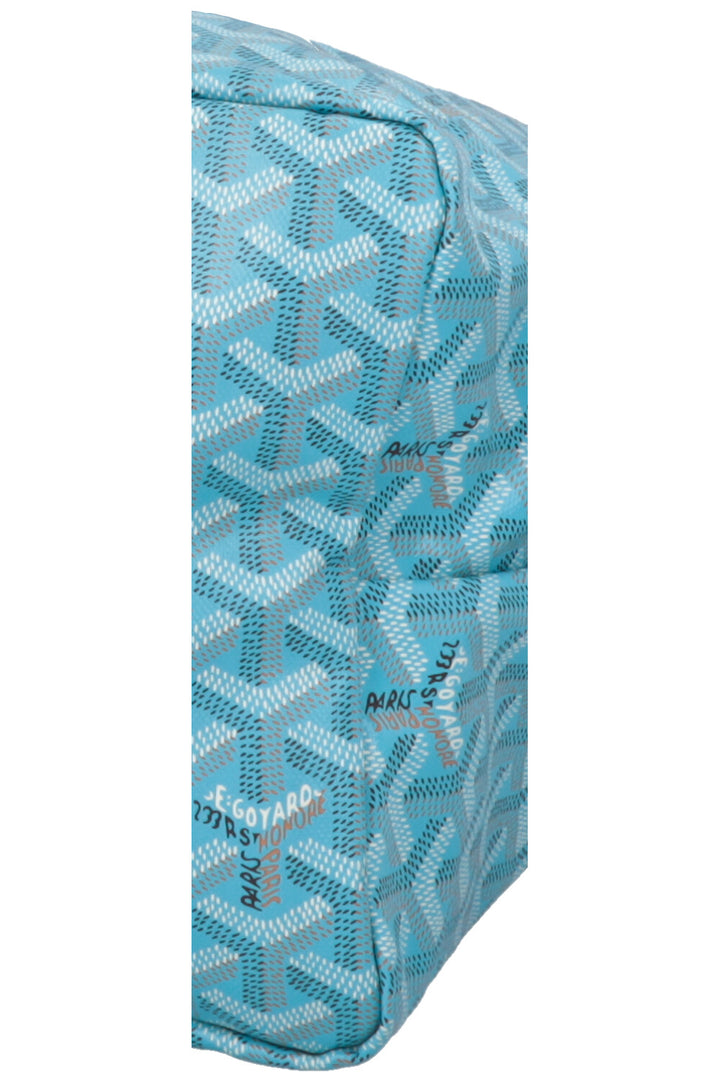 GOYARD Saint Louis GM Goyardine Turquoise w Balise Towel