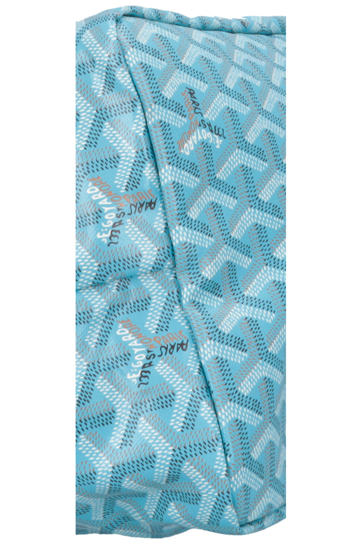 GOYARD Saint Louis GM Goyardine Turquoise w Balise Towel