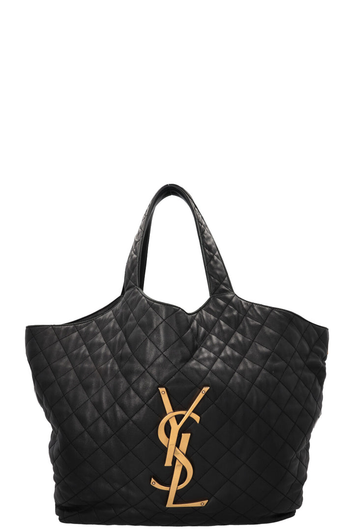 Sac cabas Icare noir SAINT LAURENT