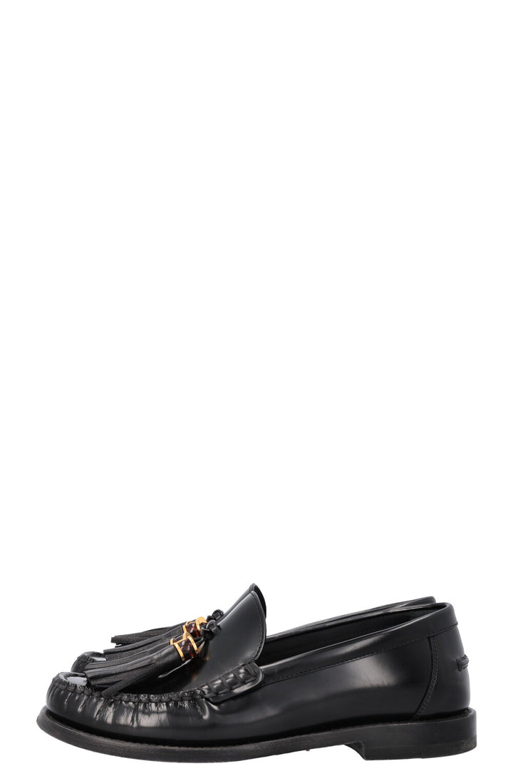 CHRISTIAN DIOR D-Academy Flats Leather Black