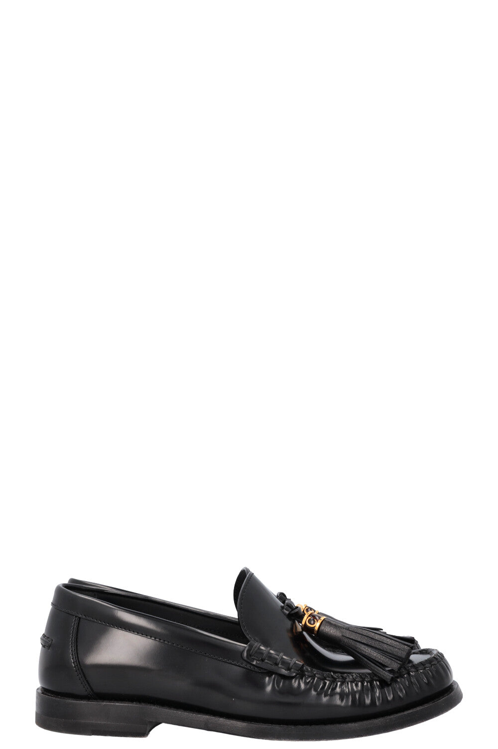 CHRISTIAN DIOR D-Academy Flats Leather Black