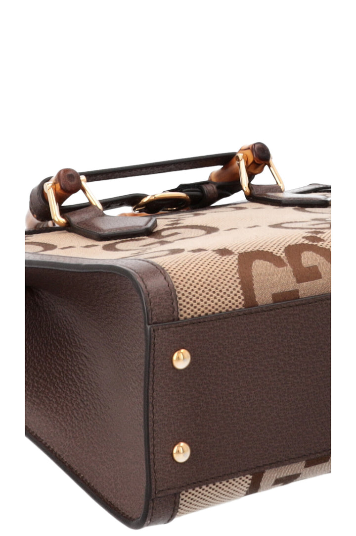 GUCCI Diana Giant GG Medium Brown