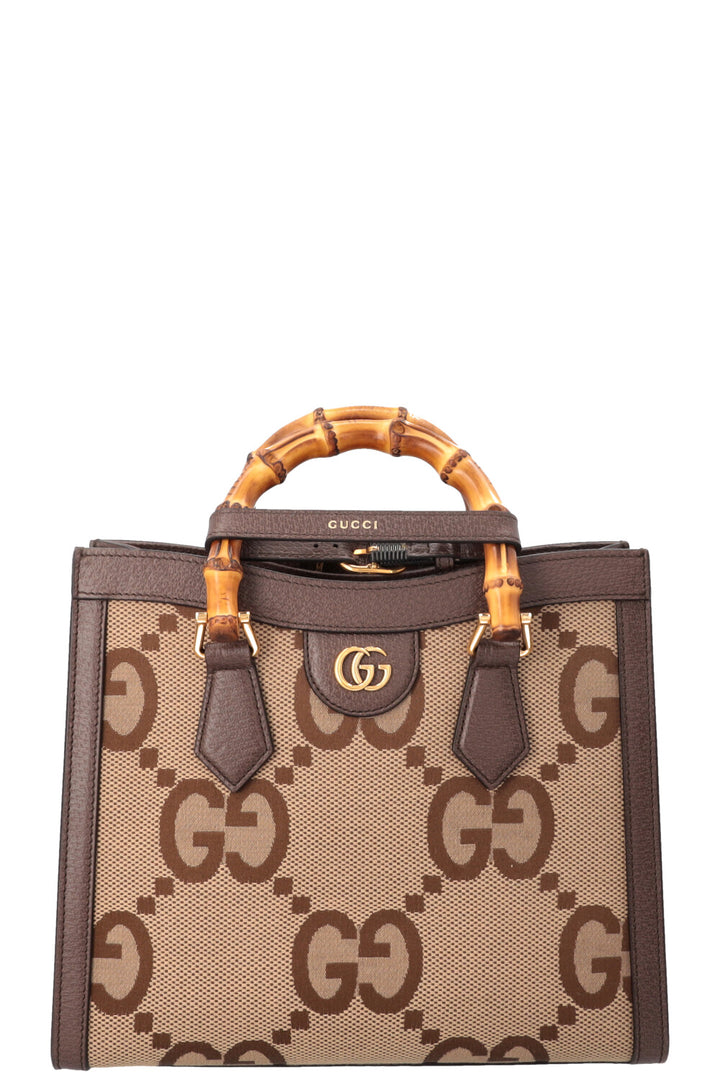 GUCCI Diana Giant GG Medium Brown