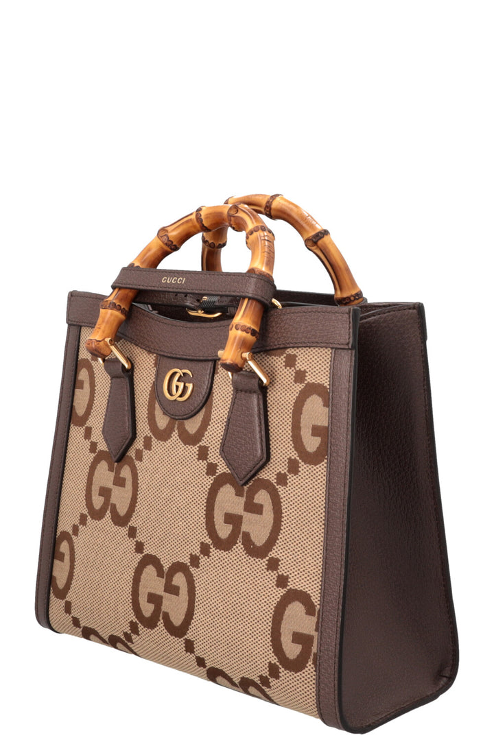 GUCCI Diana Giant GG Medium Brown
