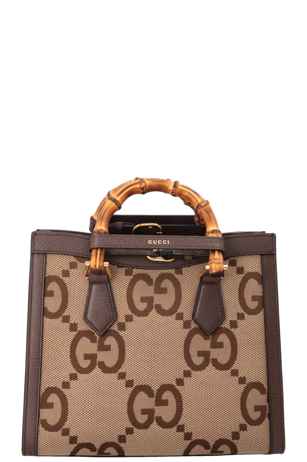 GUCCI Diana Giant GG Medium Brown